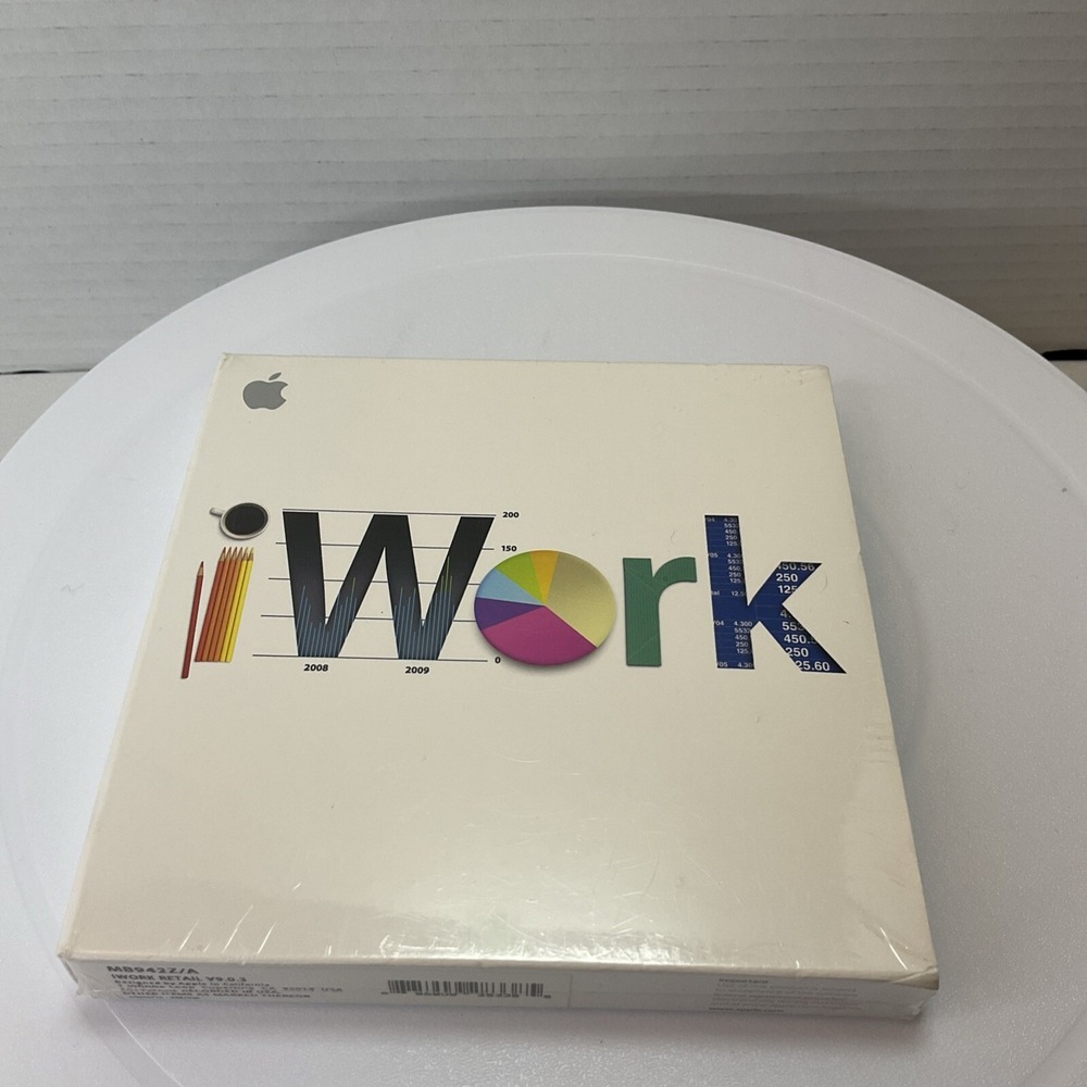 Apple iWork '09 (Retail) -‎ Full Version for Mac MB942Z/A - Sealed
